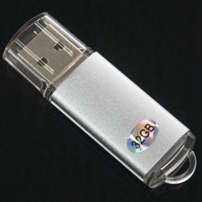 Sier 32GB USB2.0 Flash Drive Memory Stick Pen Data Storage Thumb Disk Gift