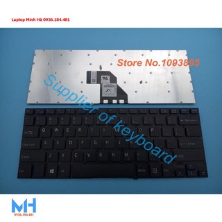 Bàn phím laptop sony vaio 14e, svf14e, svf14 series - màu đen
