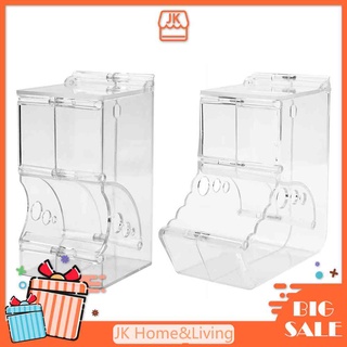 Hộp Đựng Thức Ăn Tự Động Trong Suốt Cho Chuột Hamster