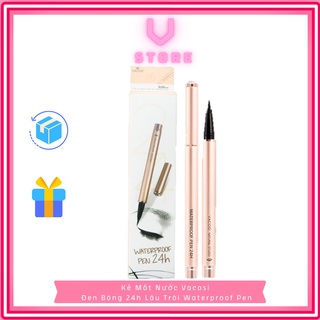 Kẻ Mắt Nước Không Trôi Vacosi 24H Waterproof Pen 2g (Rose Gold)