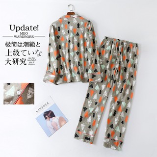 Bộ pyjama thun cotton họa tiết