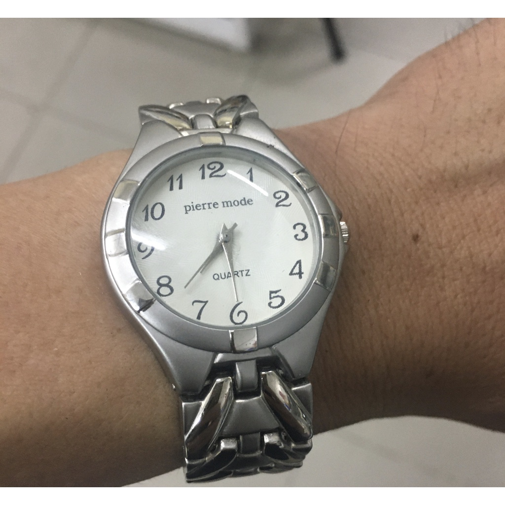 Đồng hồ nam tay nhỏ size 34mm hiệu Pierre mode