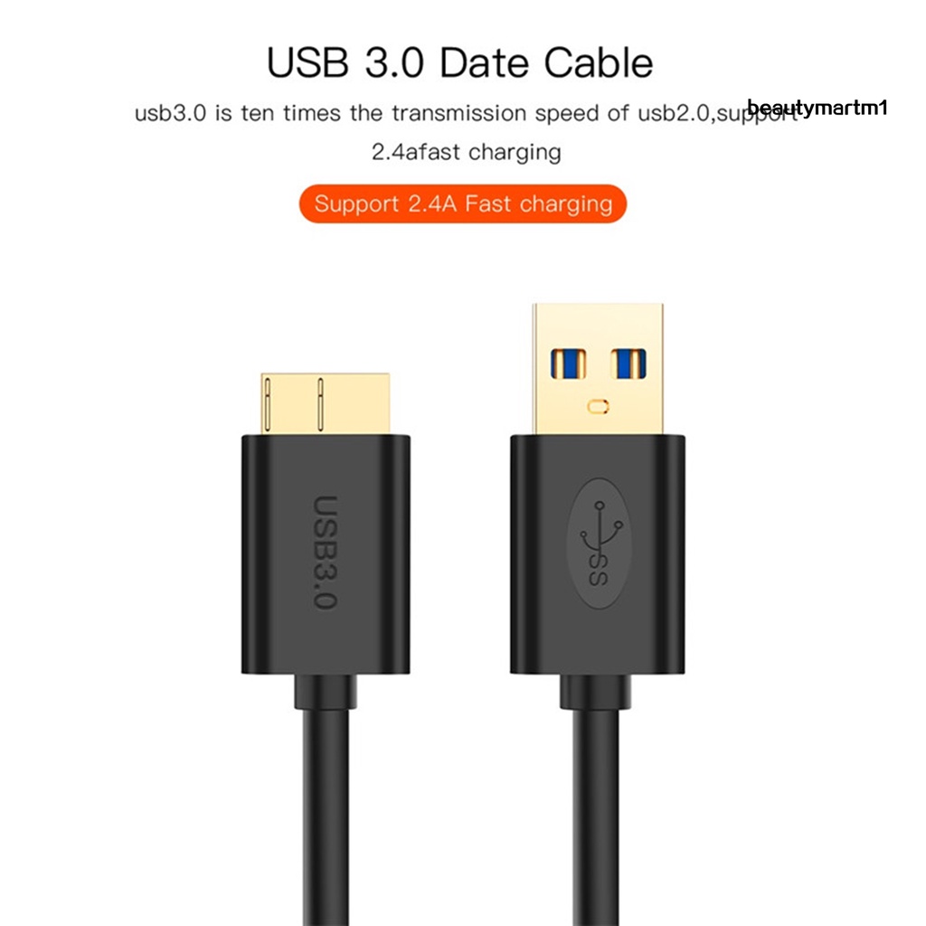 Dây Cáp Dữ Liệu Pvc Usb 3.0 Tốc Độ Cao 50cm / 100cm Cho Ổ Cứng Máy Tính | BigBuy360 - bigbuy360.vn