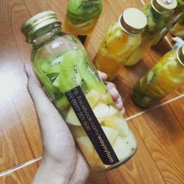 COMBO 2 Chai thuỷ tinh nắp nhôm 300ml