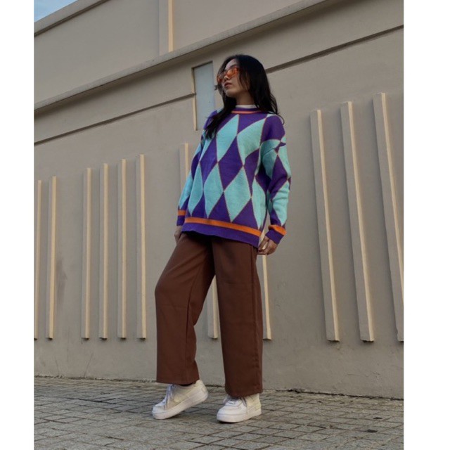 Sweater diamond caro