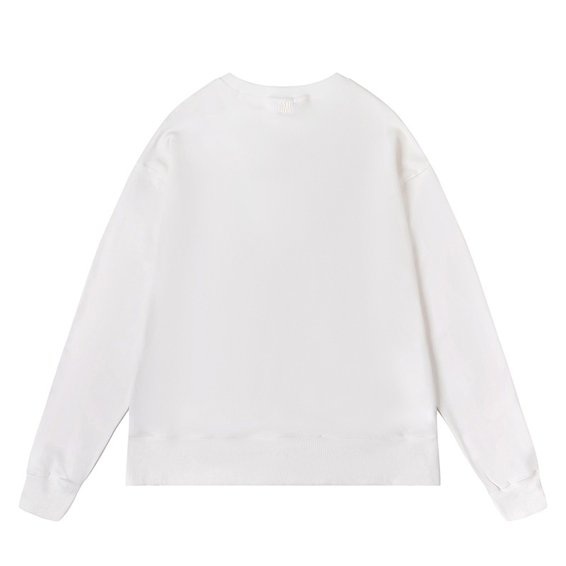 AMI De Coeur Áo nỉ cotton nguyên chất thêu hình trái tim nhỏ thời trang hoang dã cho nam và nữ | BigBuy360 - bigbuy360.vn