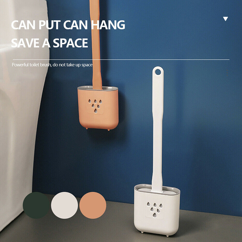 Bàn Chải Vệ Sinh Toilet Bằng Silicon Gắn Tường Tiện Dụng