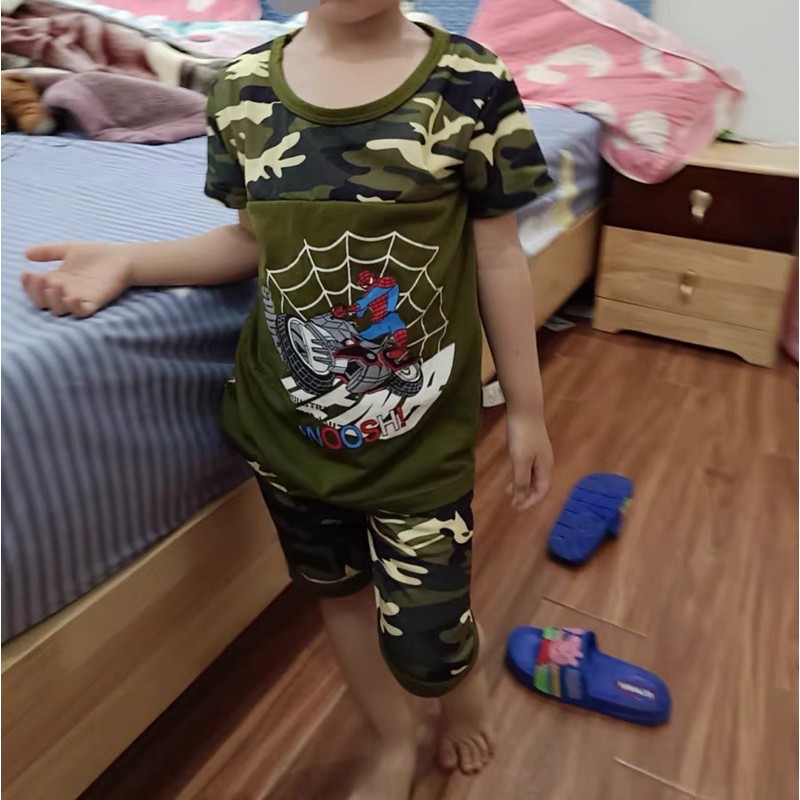 bộ spiderman cho bé trai 1-5 tuổi