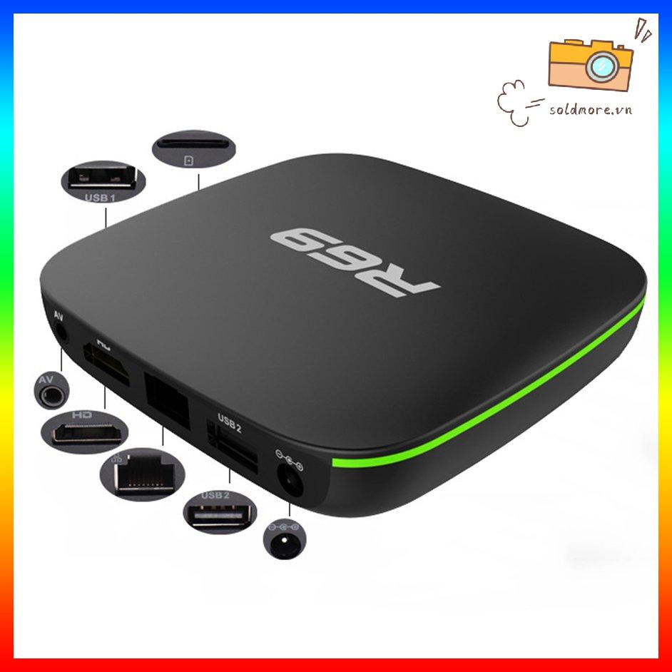 Tv Box Thông Minh R69 Android 7.1 1gb + 8gb Lõi Tứ Wifi H.265 Và Phụ Kiện