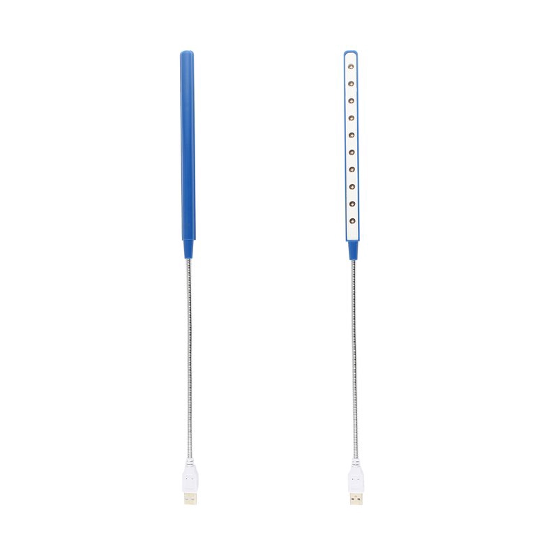 Đèn LED USB nhỏ gọn 10 bóng linh hoạt tiện dụng cho máy tính xách tay/để bàn | BigBuy360 - bigbuy360.vn