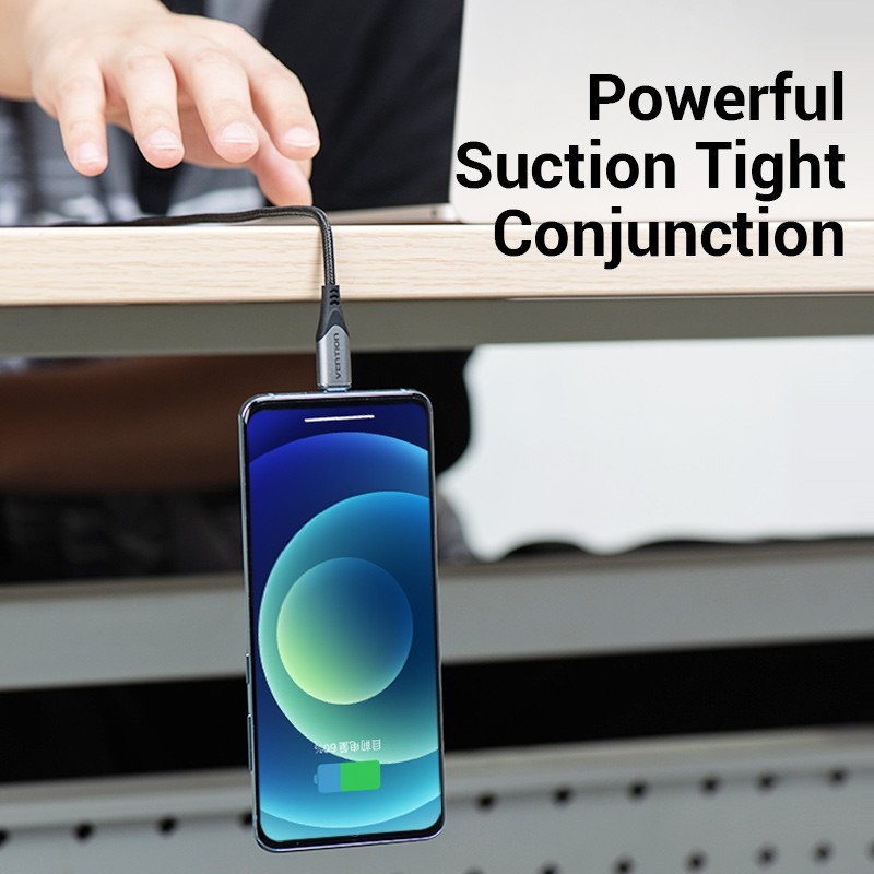 Đầu Nối VENTION Từ Tính Micro B 2A 480Mbps USB Kết Nối Cho Đầu Sạc Điện Thoại