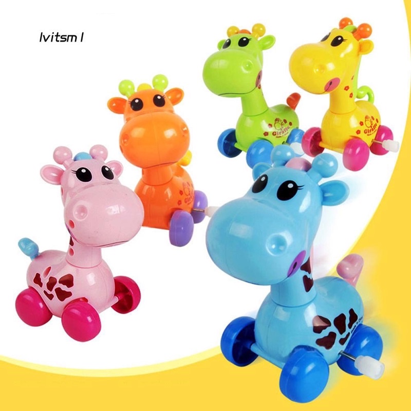 Đồ chơi cho bé,đồ chơi thú vặn cót chạy lên dây cót ngộ nghĩnh, tăng khả năng vận động cho bé