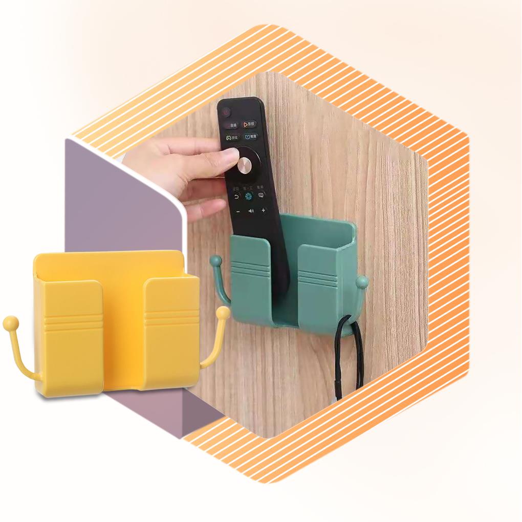 Giá đỡ sạc điện thoại/ điều khiển từ xa treo móc khoá gia dụng dán tường đa năng