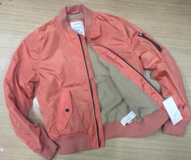 Khoác bomber nữ mầu cam | BigBuy360 - bigbuy360.vn