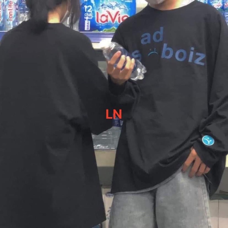 Áo 3D boiz tay mặt cười tay dài LN11