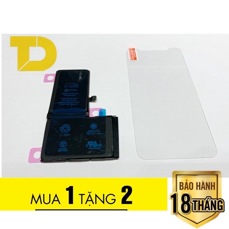 MUA 1 TĂNG 2 - Pin Iphone X Chính Hãng / BH 18 Tháng