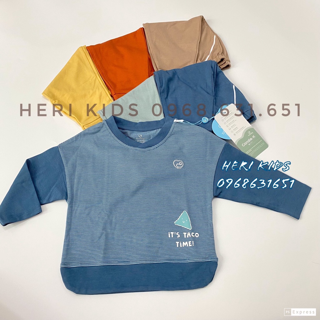 Bộ quần áo dài tay 5 màu Bamboo Cotton Bu, Bubaby Kyomi Aloha BBC003.01 cho bé 6m - 4Y