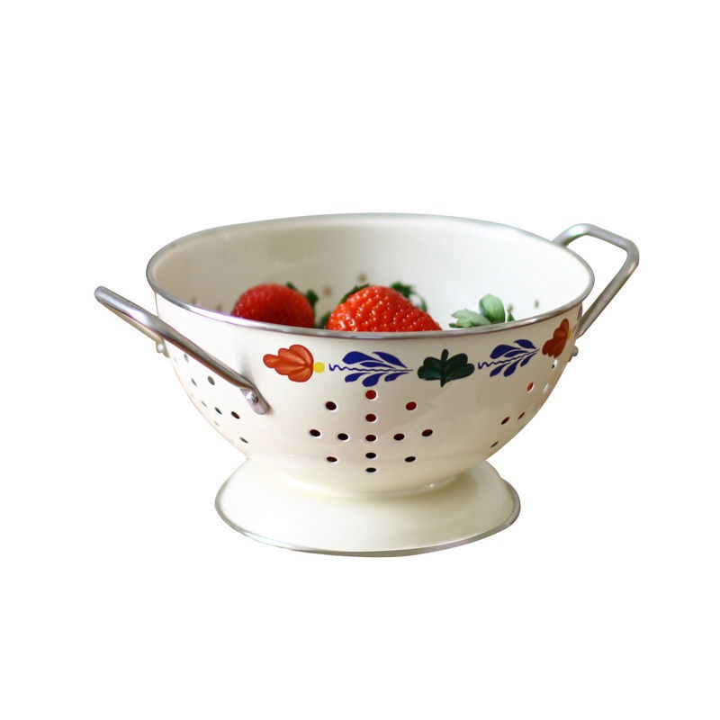 Rổ Sắt Đựng Trái Cây Ráo Nước Phong Cách Retro Mỹ