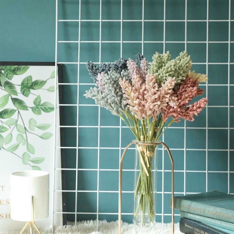 Hoa giả/Hoa lụa - Bó 6 bông ngô nhân tạo decor trang trí nhà, cửa hàng, phụ kiện chụp ảnh