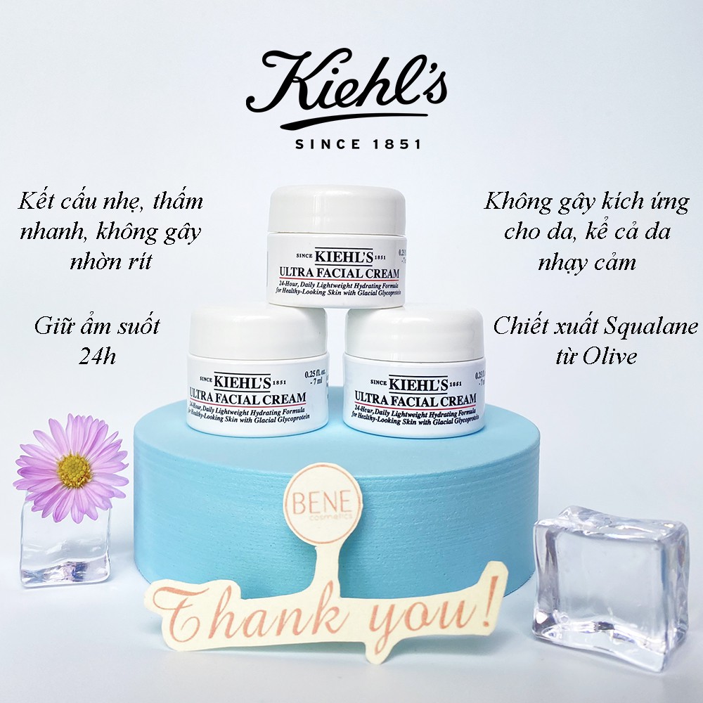 Kem Dưỡng Ẩm Mặt Kiehl’s Ultra Facial Cream Kiehls 7ml Date 2023