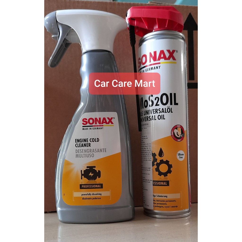 Combo sản phẩm vệ sinh và bảo dưỡng khoang máy Sonax