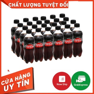 Thùng 24 chai nước ngọt có ga Coca Cola Zero 390ml - Không đường - Không calories - Zero Sugar - Coke Zero