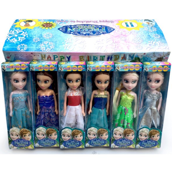 Set 5 / 10 / 15 Búp Bê Barbie Hình Công Chúa Hoạt Hình