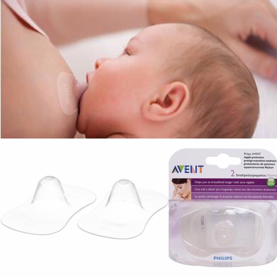 BỘ 2 TRỢ TY/MIẾNG BẢO VỆ ĐẦU NGỰC 21MM PHILIPS AVENT NHẬP KHẨU ANH QUỐC