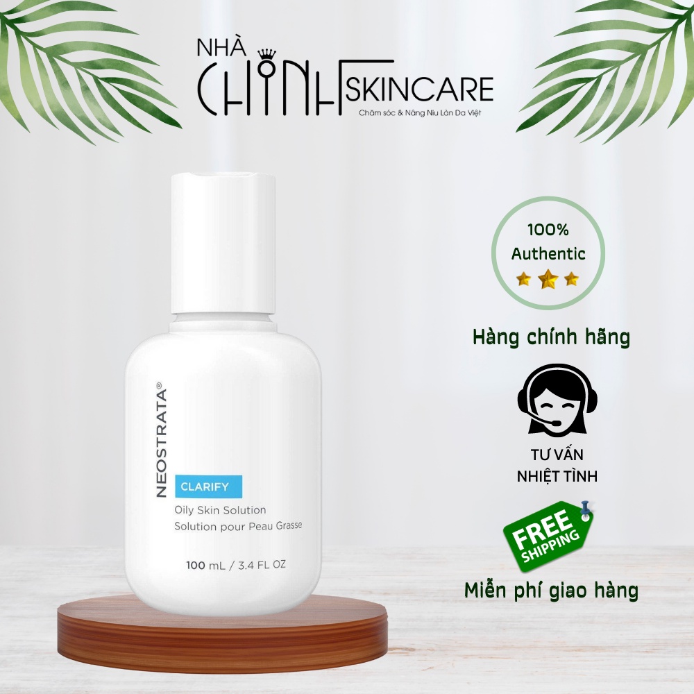 Toner Giúp Làm Sạch Sâu Và Se Khít Lỗ Chân Lông NeoStrata Clarify Oily Skin Solution AHA 8%- Nhà Chinh Skincare