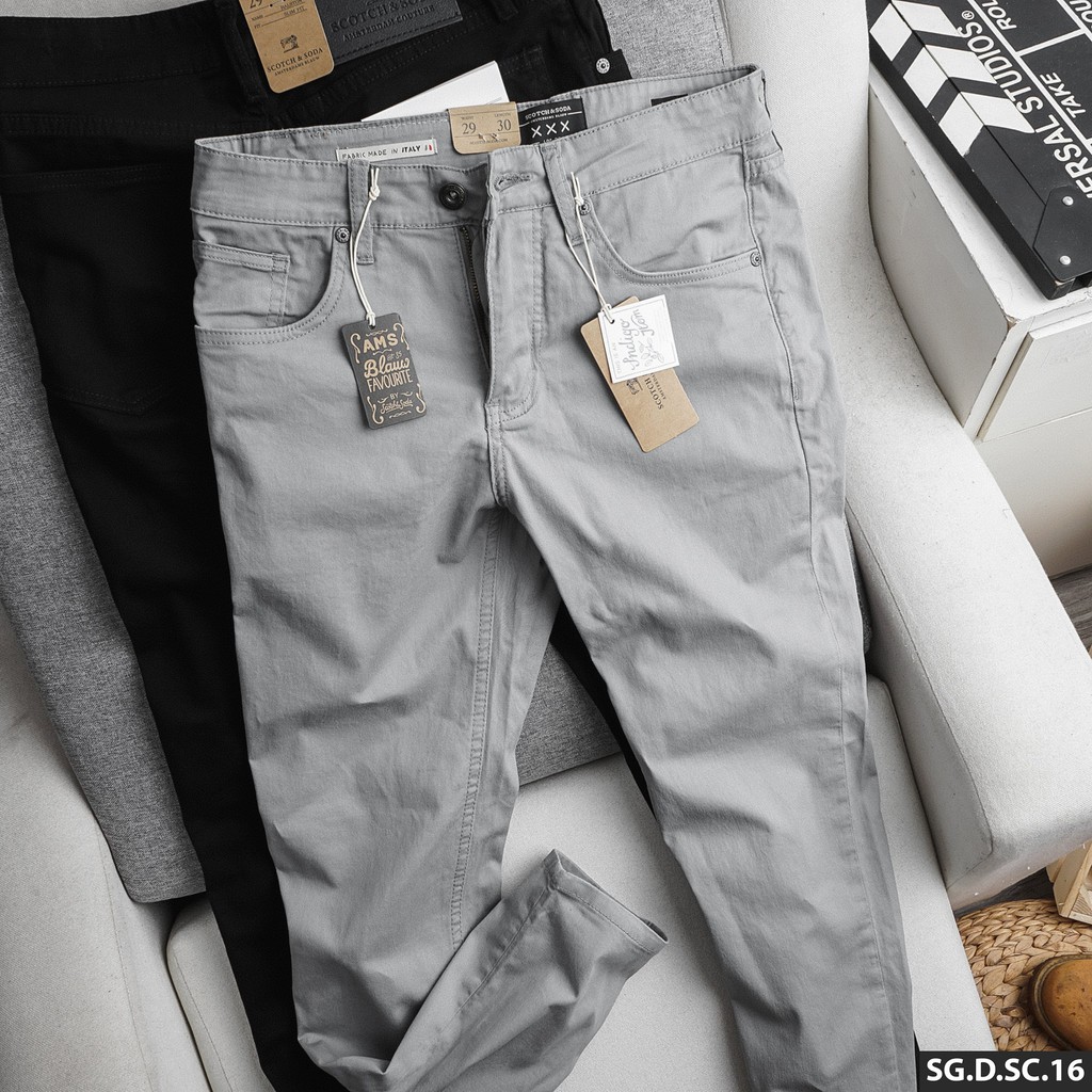 Quần Kaki may túi Jeans Scots-3012