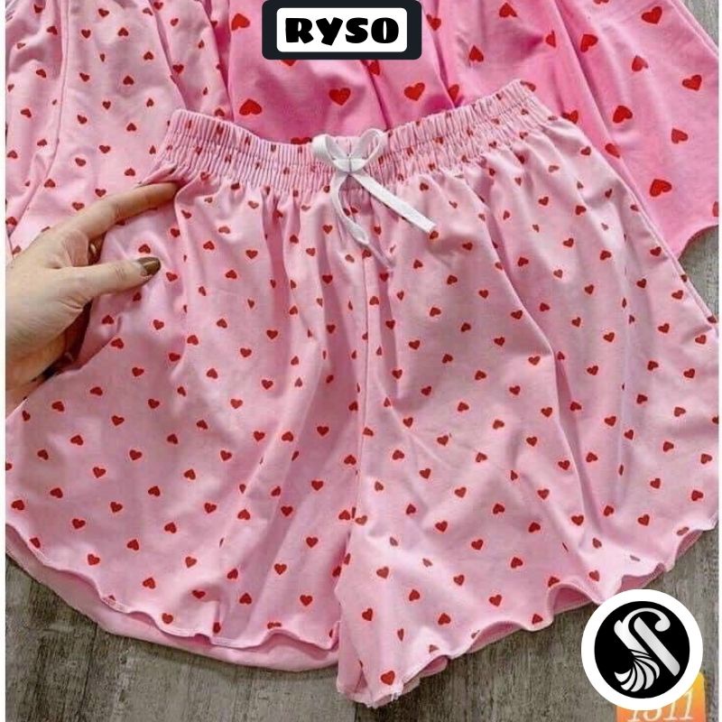 Quần Đùi Nữ Thái Họa Tiết Chân Bèo Chất Thun Mát - Quần Short Nữ Mặc Ở Nhà Siêu Thoáng Mát