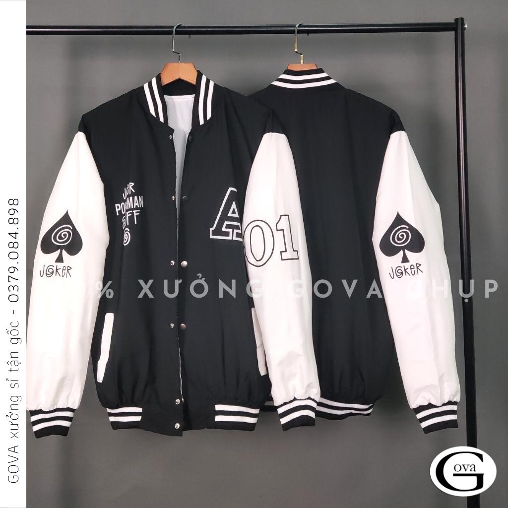 Áo Khoác Dù CHỮ A.STUFF 2 Lớp Form Rộng Nam Nữ Unisex, Áo Gió Bomber Chống Nắng Ulzzang GOVA