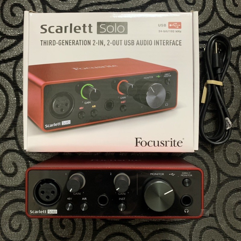  [HÀNG HOT] Sound Card Âm Thanh Focusrite Solo (3rd Gen) – Chính hãng