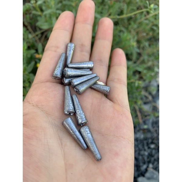 10 viên chì xuyên tâm loại 3gam