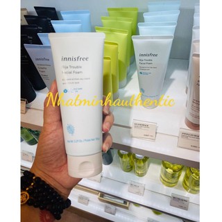 Sữa rửa mặt innisfree bija Sữa rửa mặt innisfree Bija Trouble Facial Foam dành cho da mụn