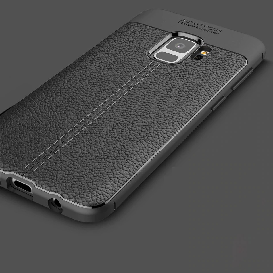 Ốp Lưng Auto Focus Vân Da Cho Samsung S9