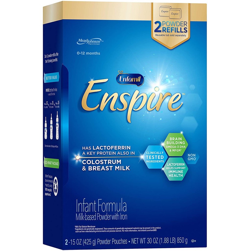 Sữa Enfamil Enspire 850 gram - hàng Mỹ