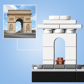 Bộ lắp ráp LEGO ARCHITECTURE -Thành Phố Paris 21044