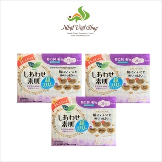 Combo 3 gói Băng Vệ Sinh Laurier Happy Skin Siêu Mỏng [25cm-17M]