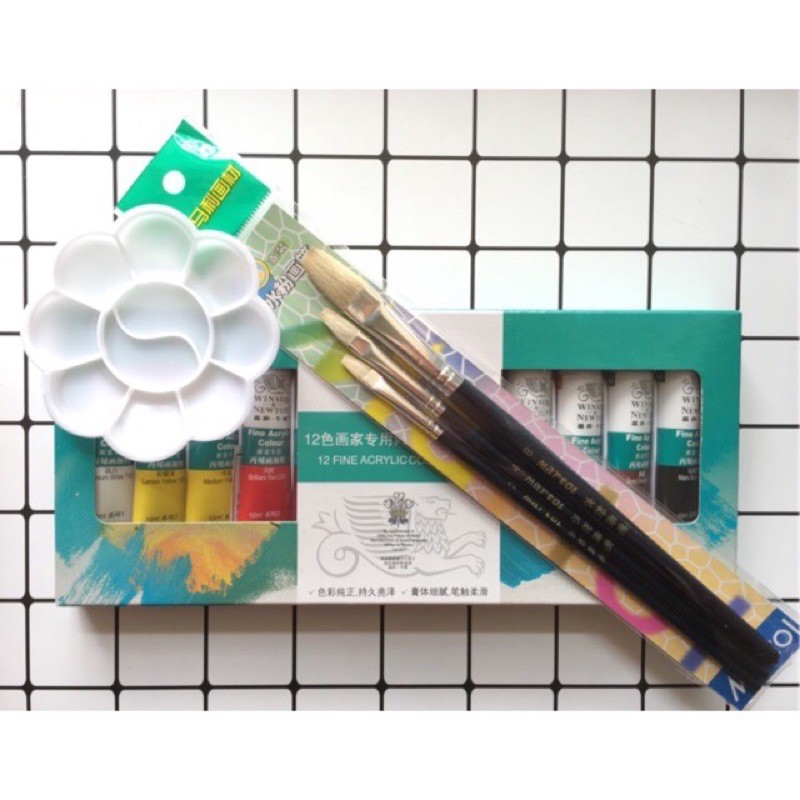Bộ 12 màu acrylic