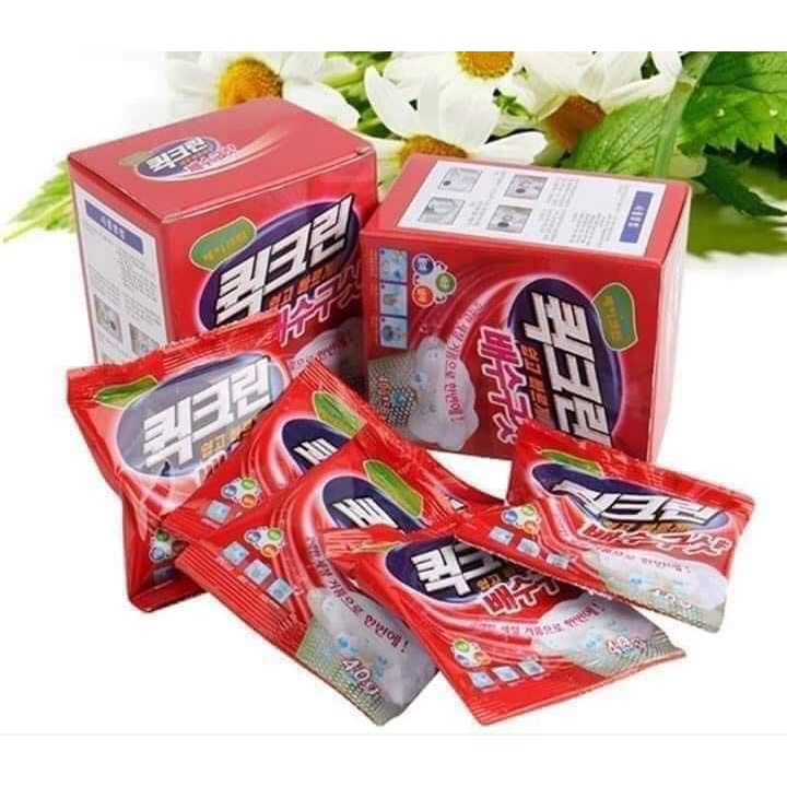 Hộp 5 gói bột thông cống gói đỏ 40g
