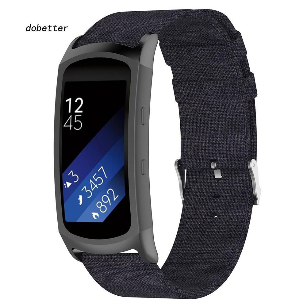 Dây đeo vải canvas cho đồng hồ thông minh Samsung Gear Fit 2 Pro R360 R350