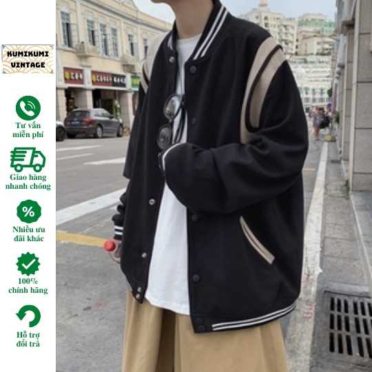 Áo khoác bomber chất dạ ép siêu dày  - áo khoác bóng rổ năng động - Cam kết vải đẹp nhất thị trường- B1