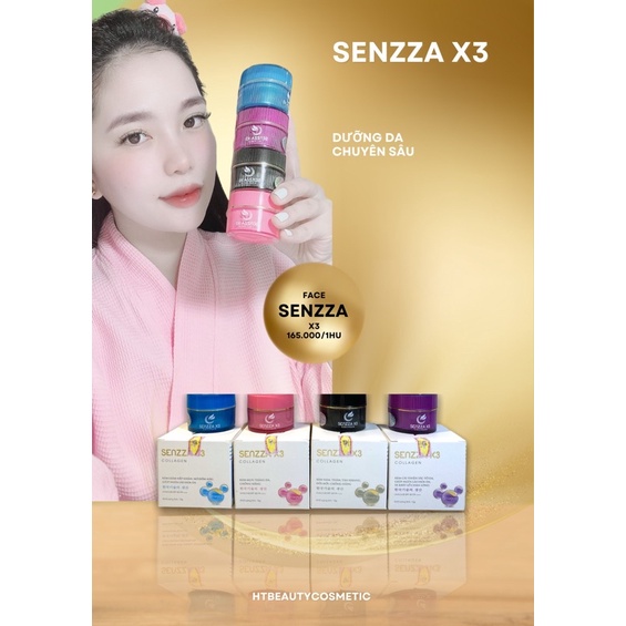 KEM MẶT SENZZA X3 COLLAGEN