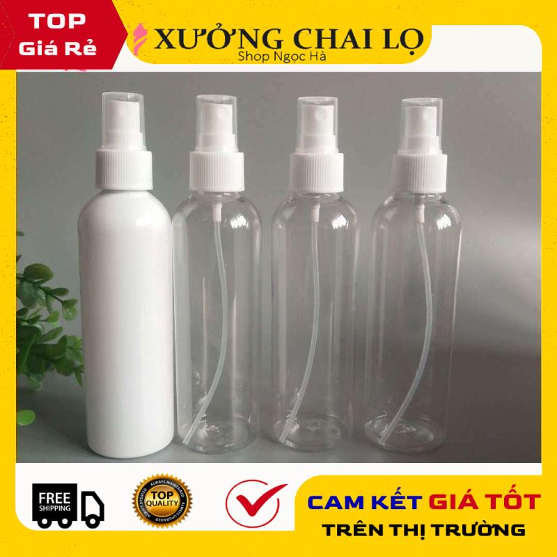 Chai Xịt Phun Sương ❤ GIÁ RẺ NHẤT ❤ Chai nhựa pet xịt phun sương 150ml,200ml,250ml chiết mỹ phẩm, đựng nước hoa .