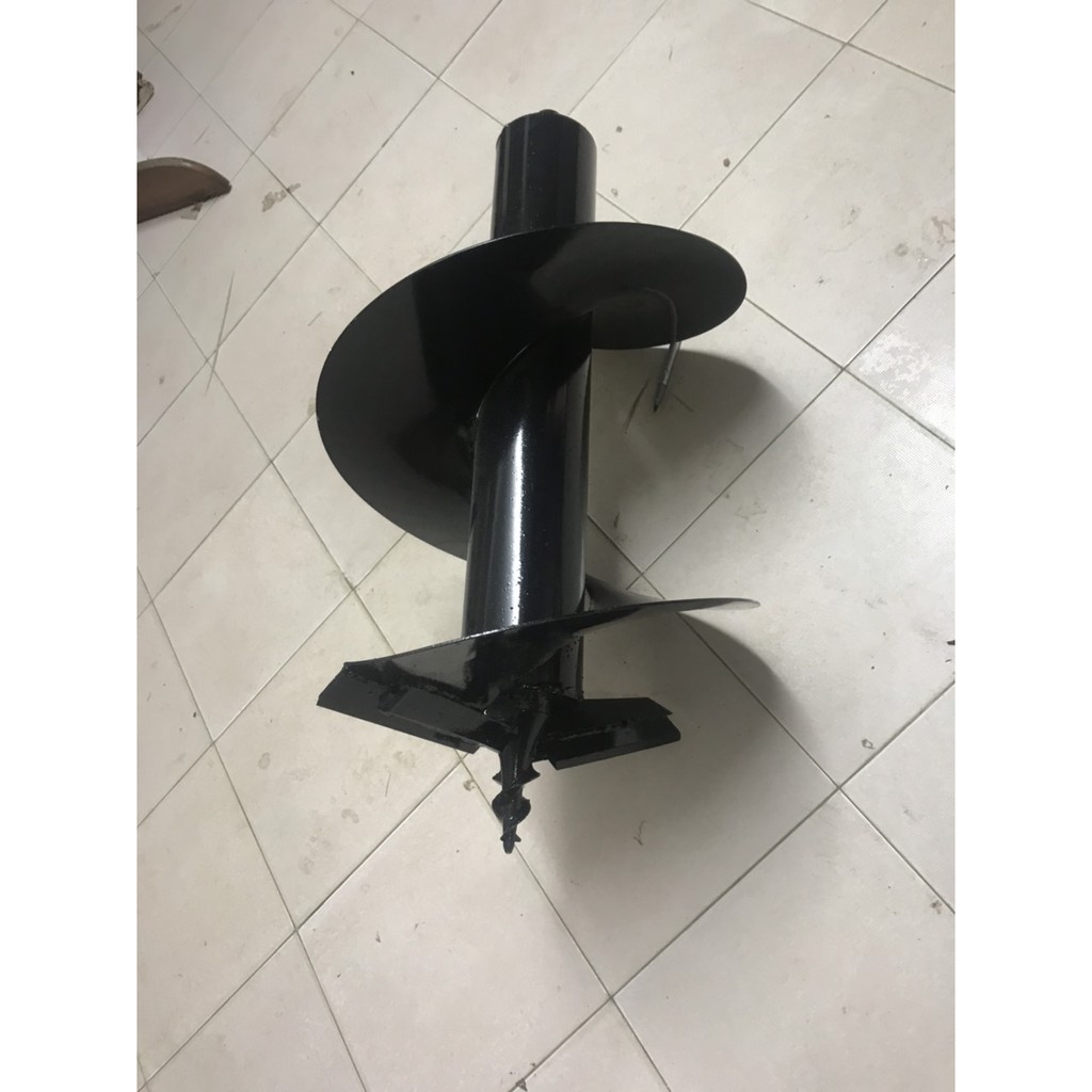 Mũi khoan đất 400mm trồng cây chuyên dụng lắp cho máy khoan lỗ trồng cây