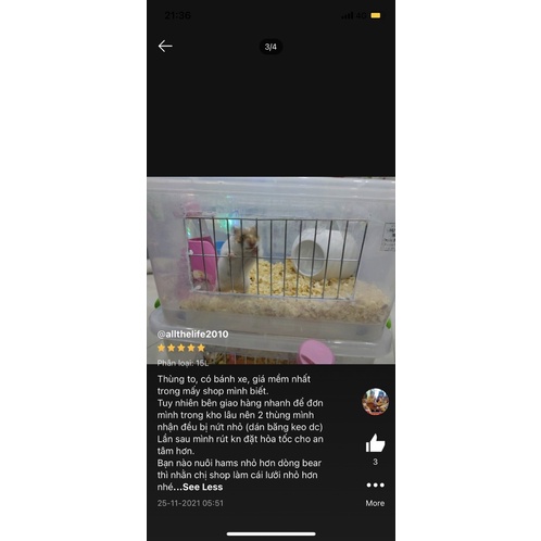 Lồng hamster thiết kế từ thùng