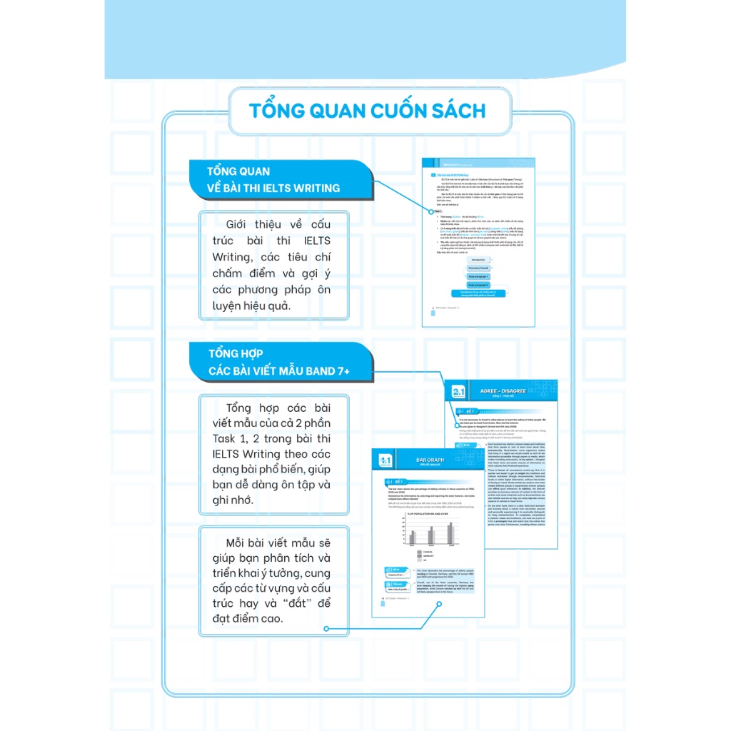 Sách - Ielts Sample Writing Task 1-2 Tuyển Tập Câu Trả Lời Mẫu Hay Nhất - MEGA