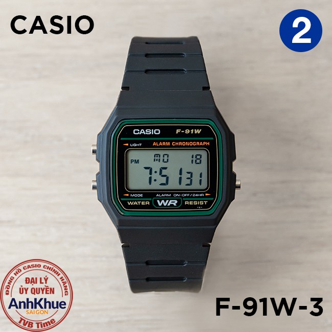 [Mã FARSBR243 giảm 15% đơn 249K] Đồng hồ nam dây nhựa Casio Standard chính hãng Anh Khuê F-91 & F-94 Series