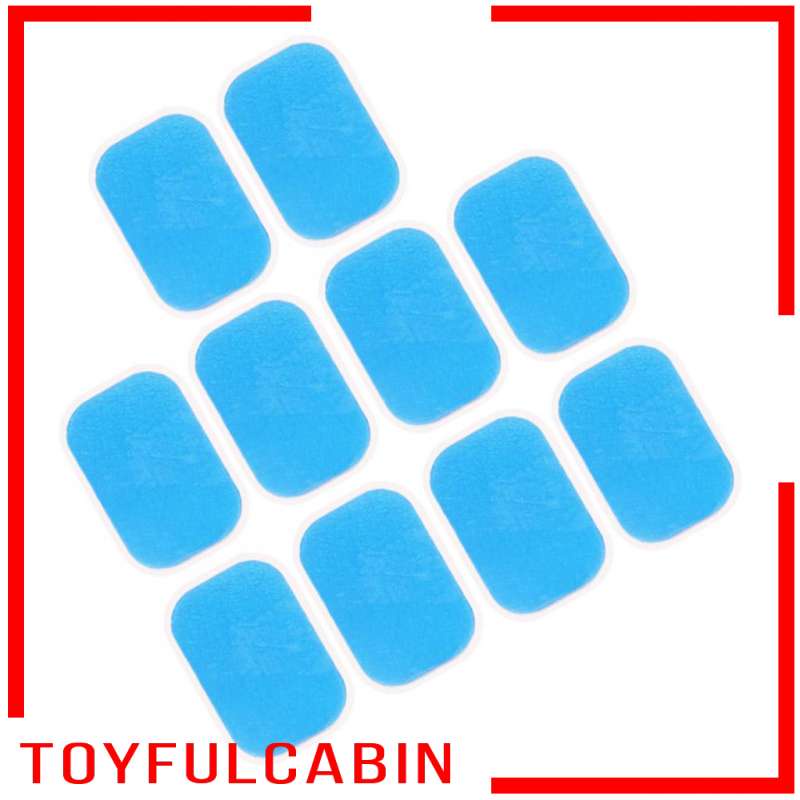 Set 10 Miếng Dán Kích Thước Bụng Bằng Nhựa ABS Thay Thế Tiện Dụng